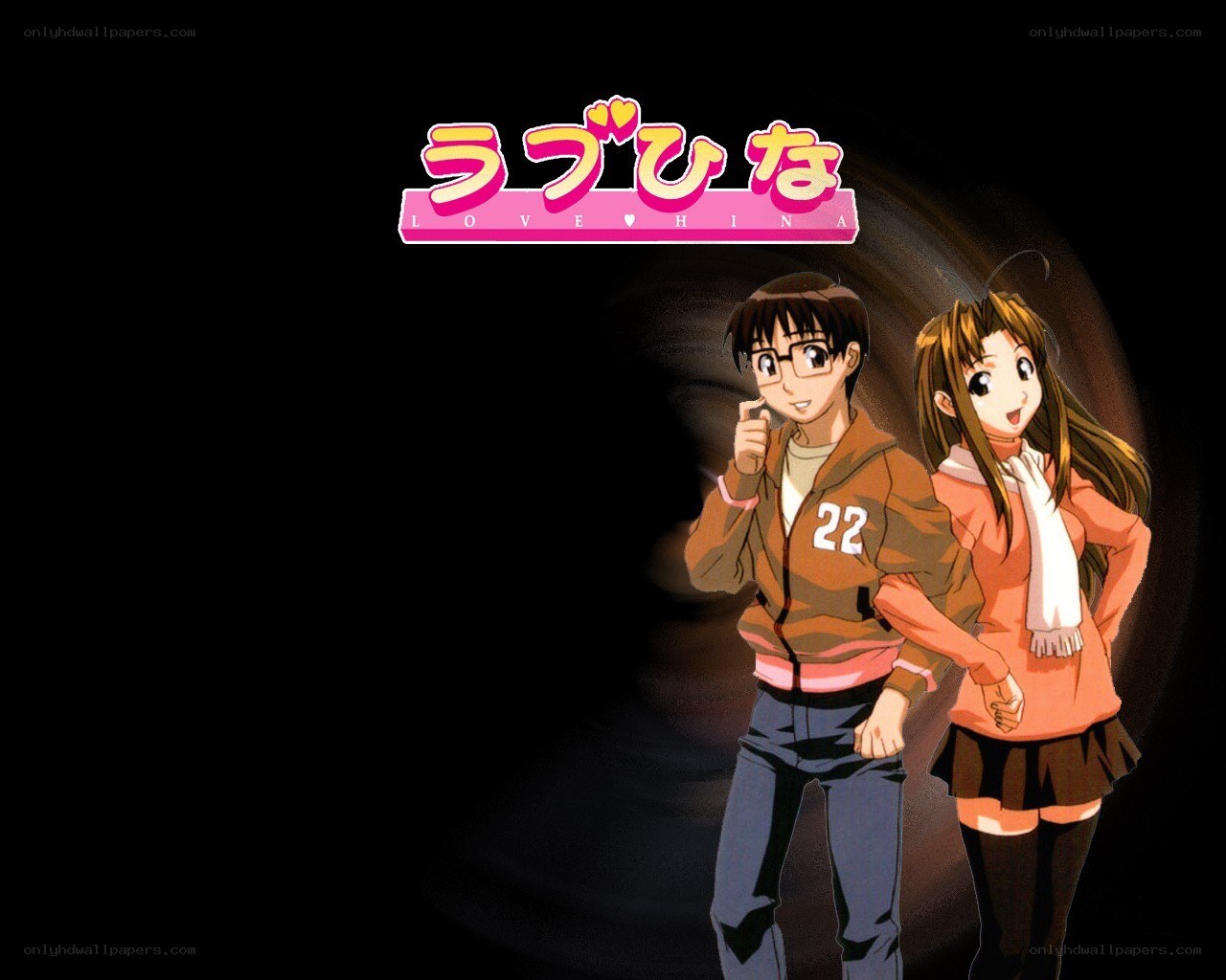 Love Hina anime characters