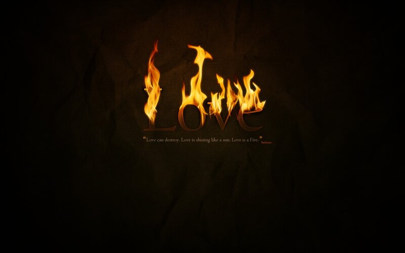 Love in flames