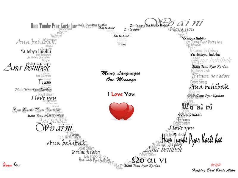 Love in many languages