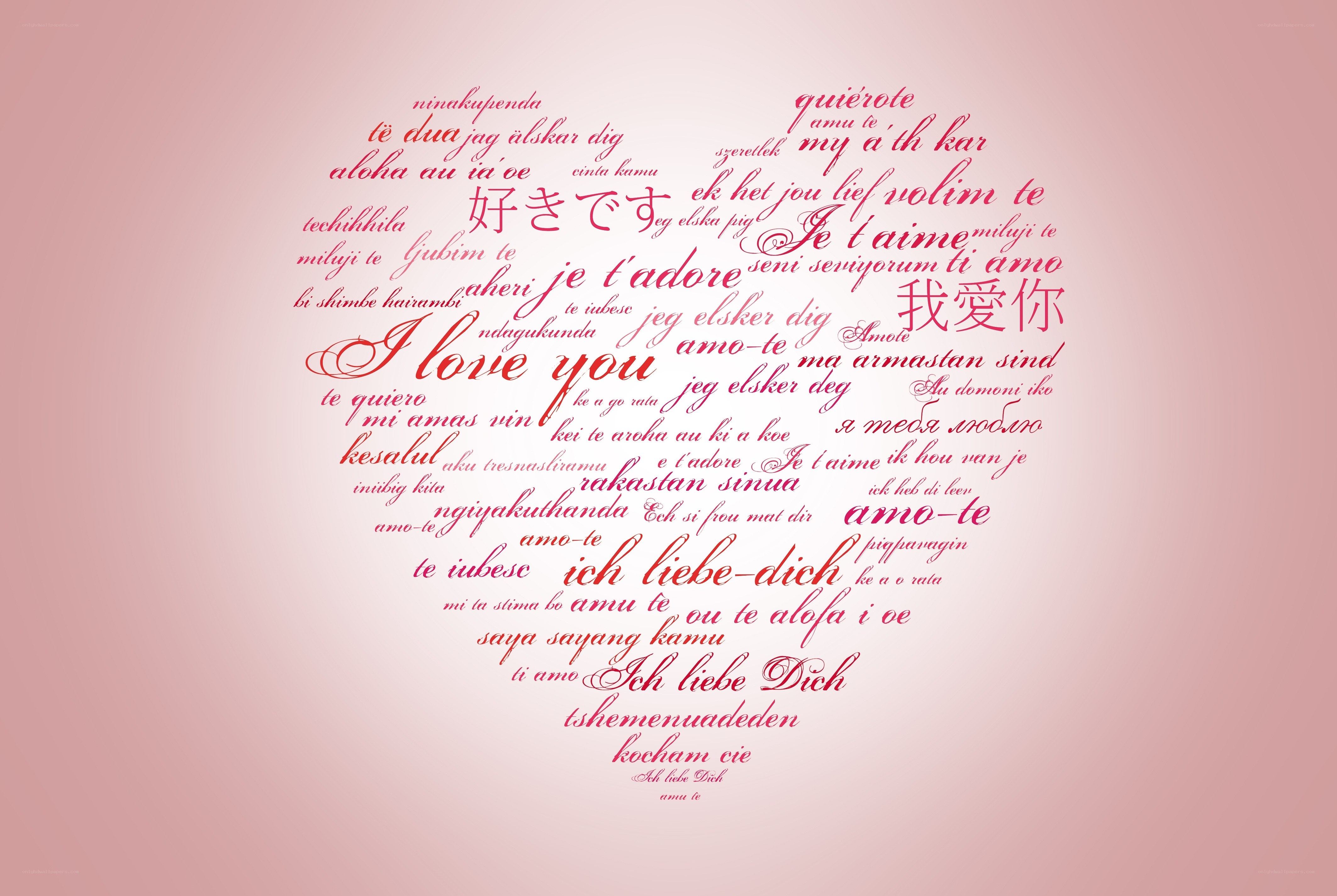 Love in many languages