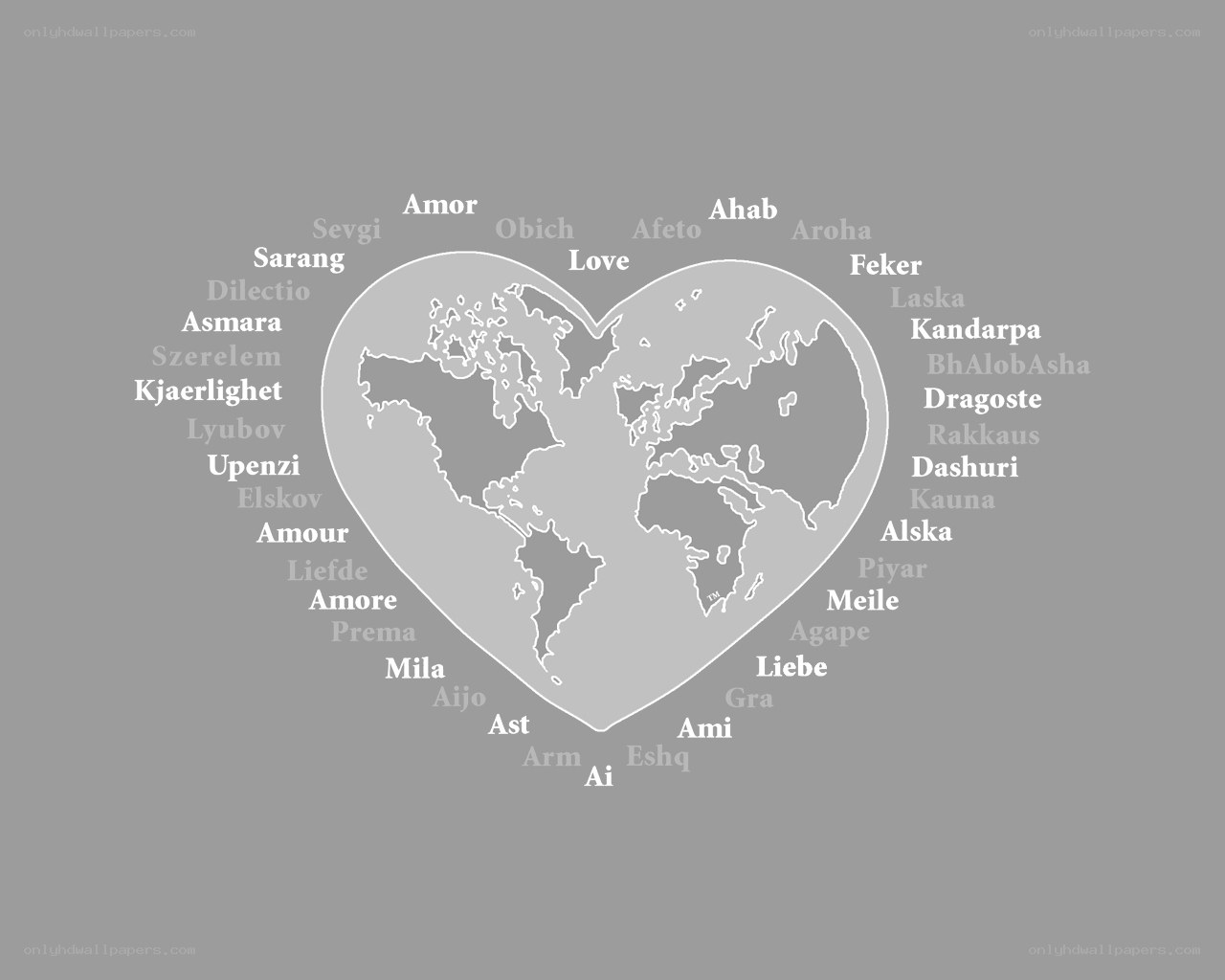 Love in many languages