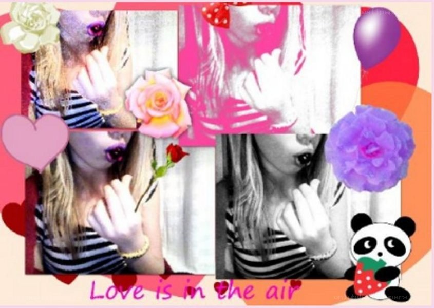 Love in the air collage