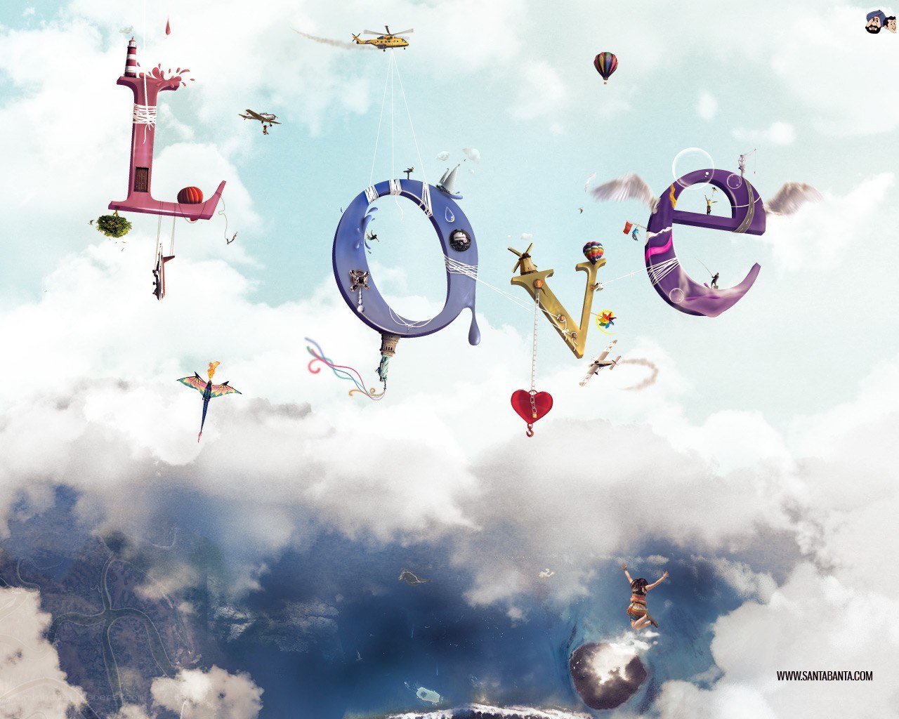 Love in the sky