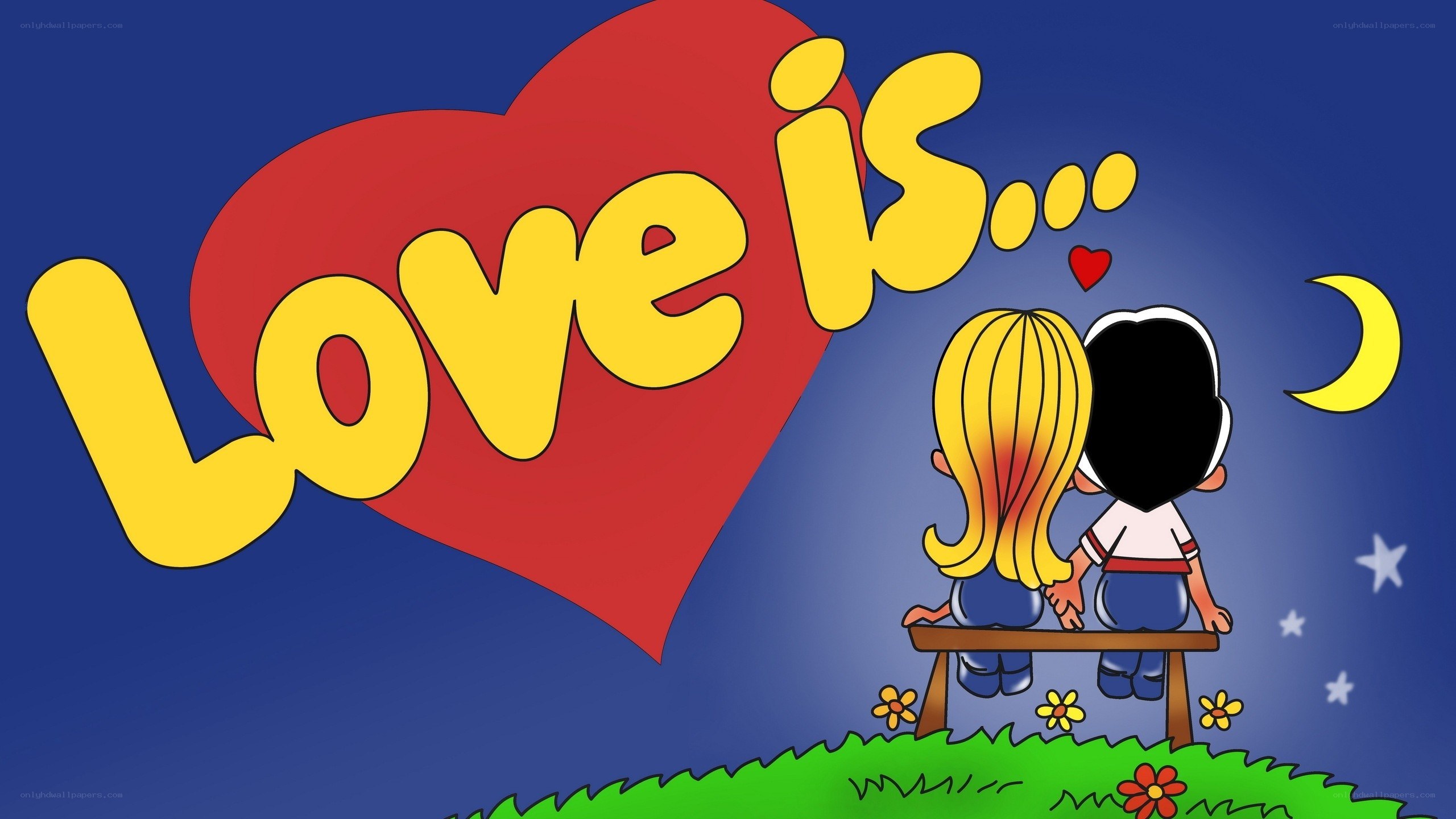 Love is a heart