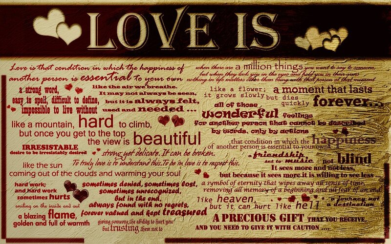 Love is a precious gift