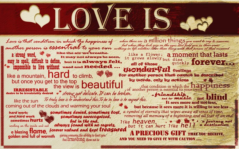 Love is a precious gift