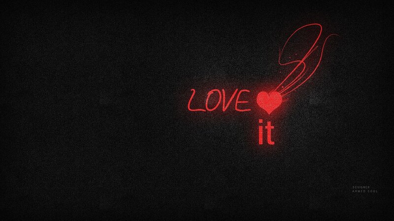 love it neon sign