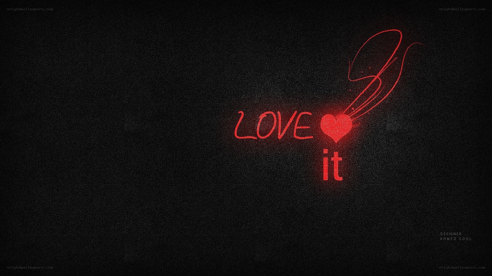 love it neon sign