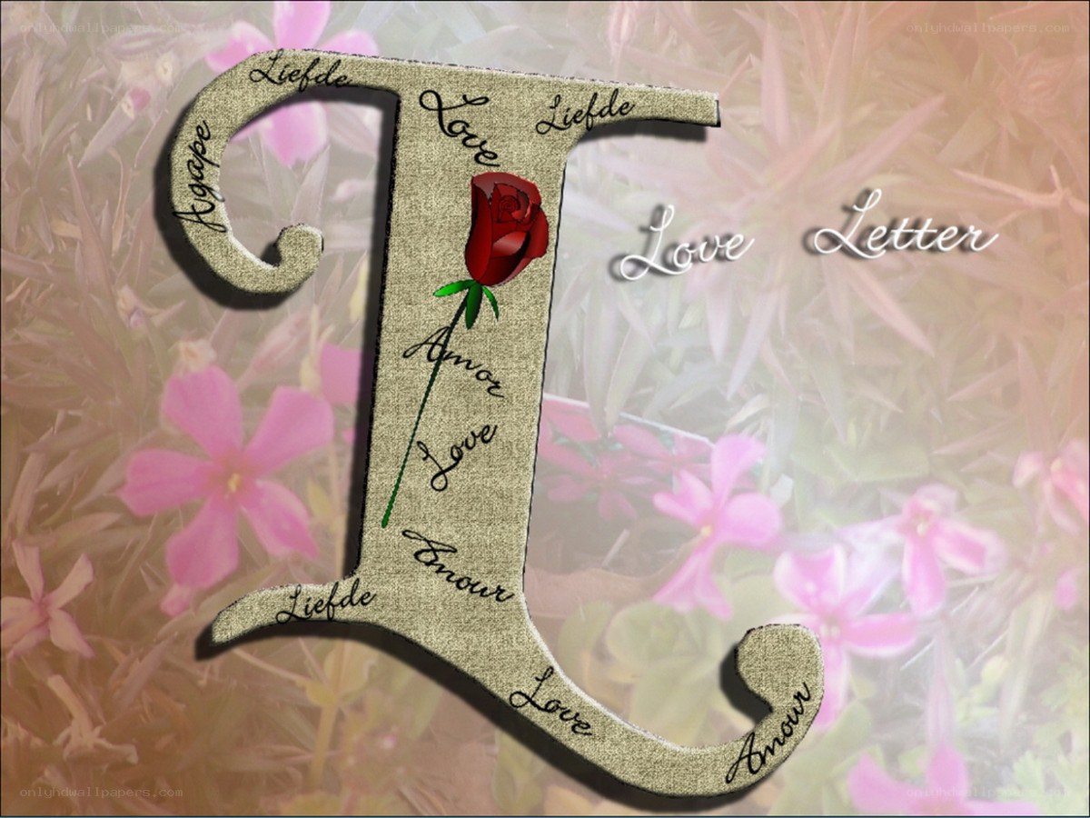 Love letter with rose