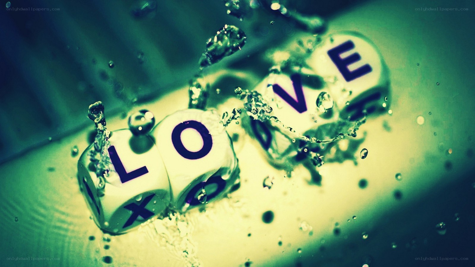 love letters in water