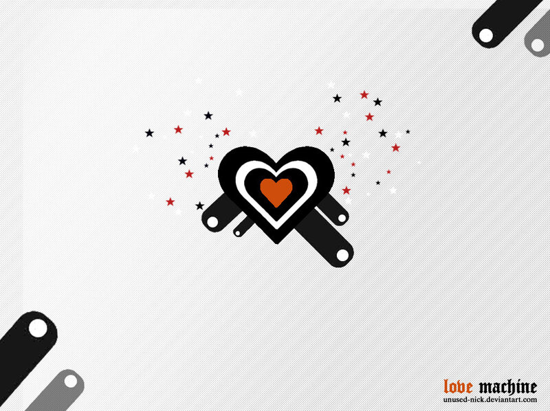 love machine logo art