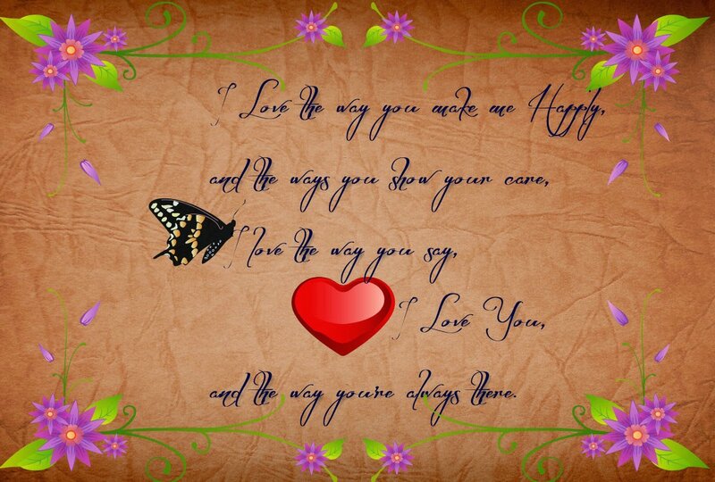 Love Message Card