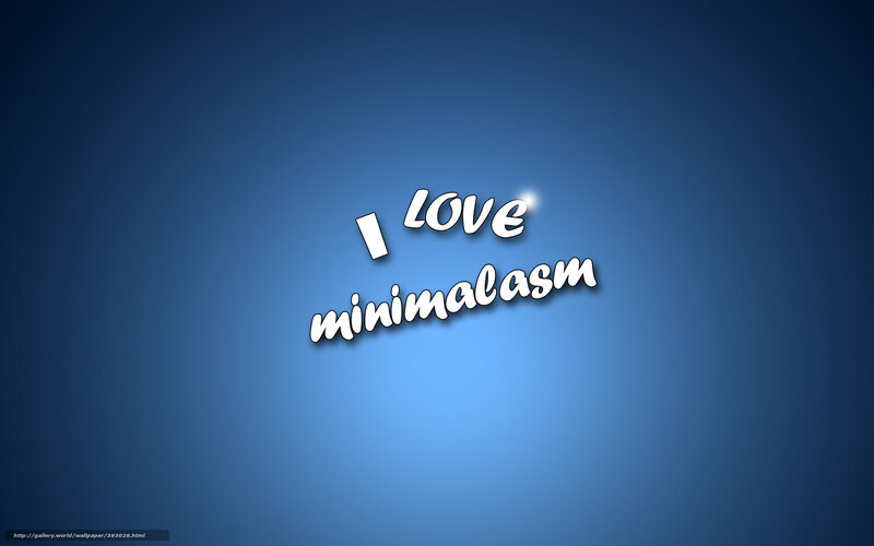 Love Minimalism Text Art