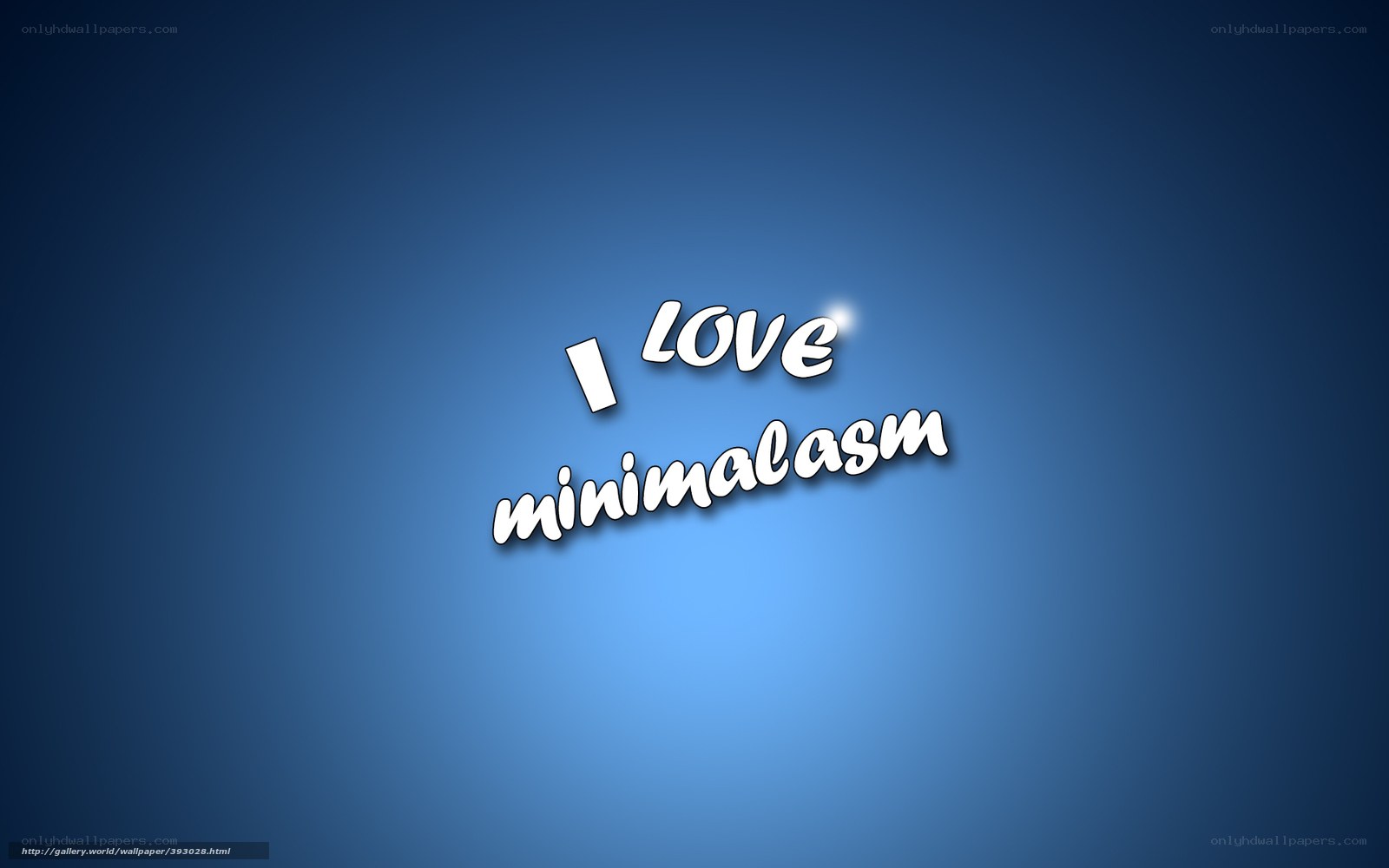 Love Minimalism Text Art