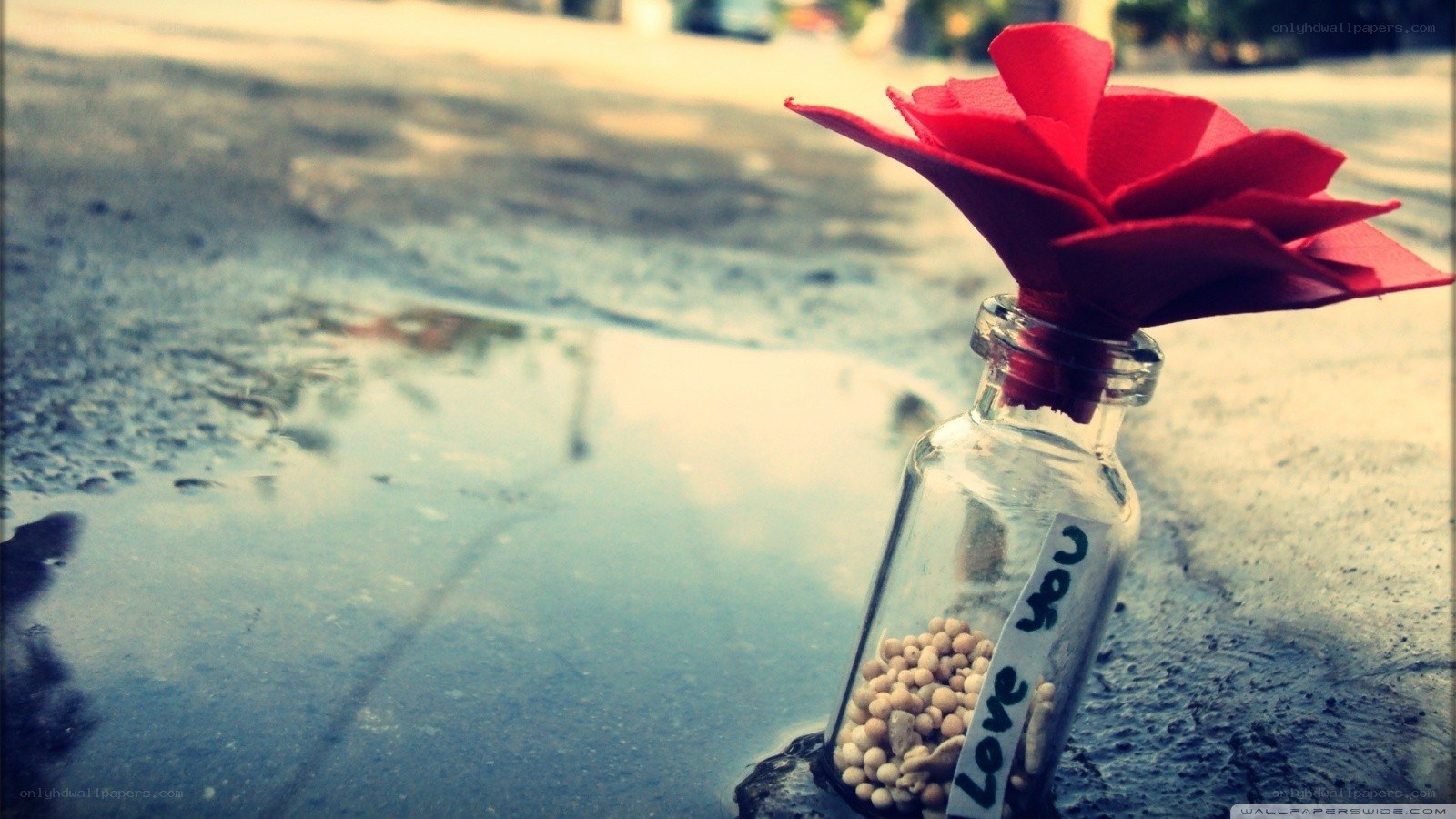 love note in a bottle