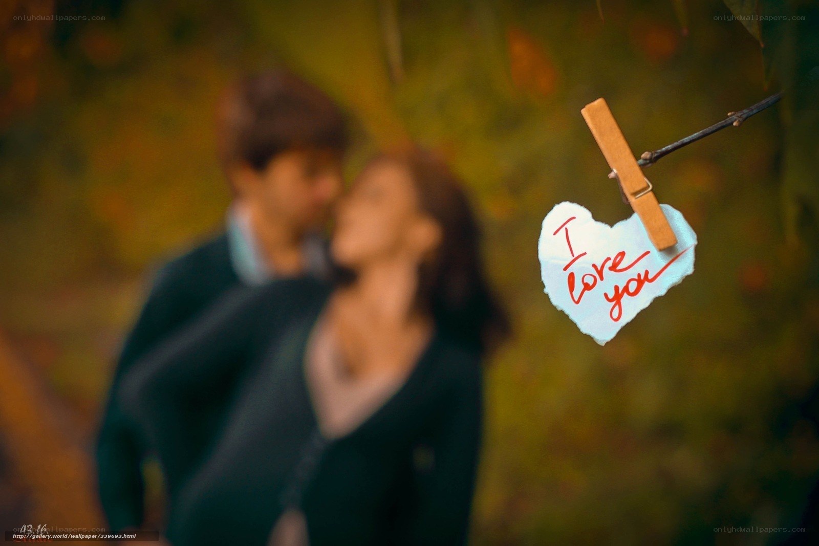 Love note in autumn