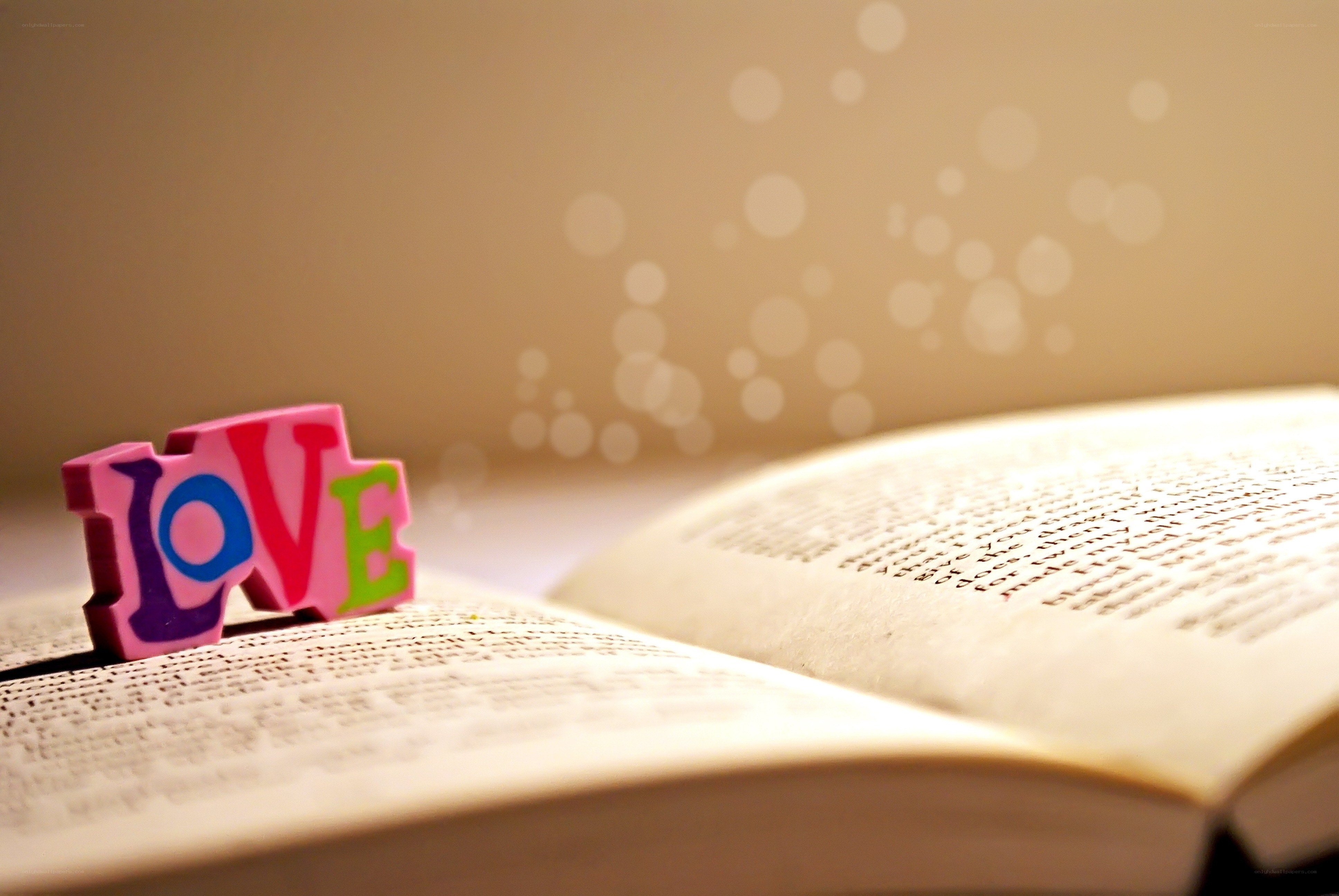 Love on an open book