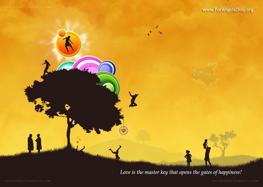 Love opens happiness gates