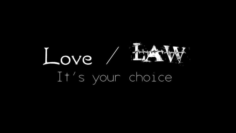Love or Law title card