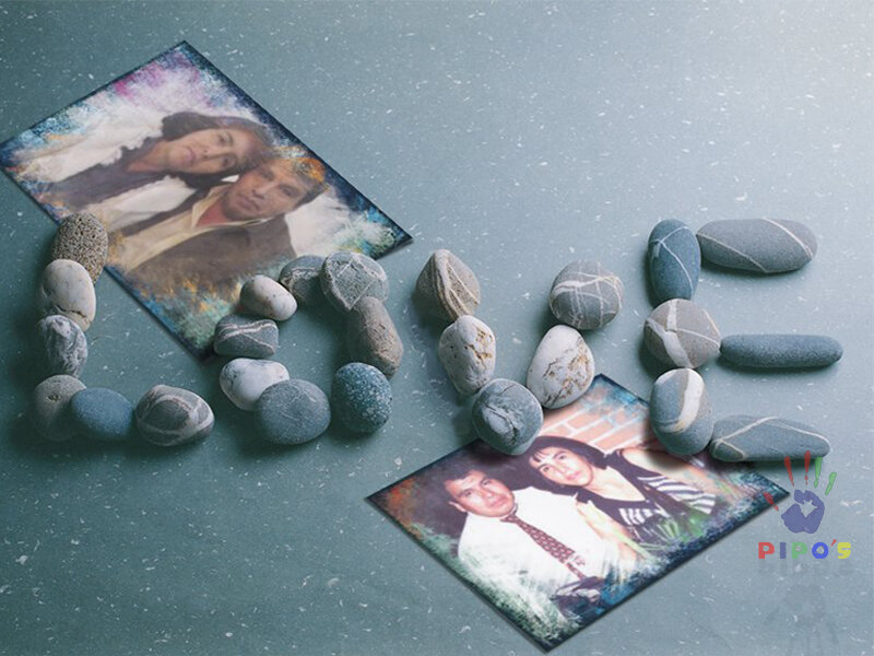 Love photo stones