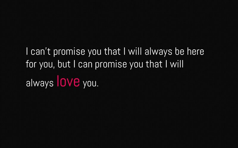 love promise quote