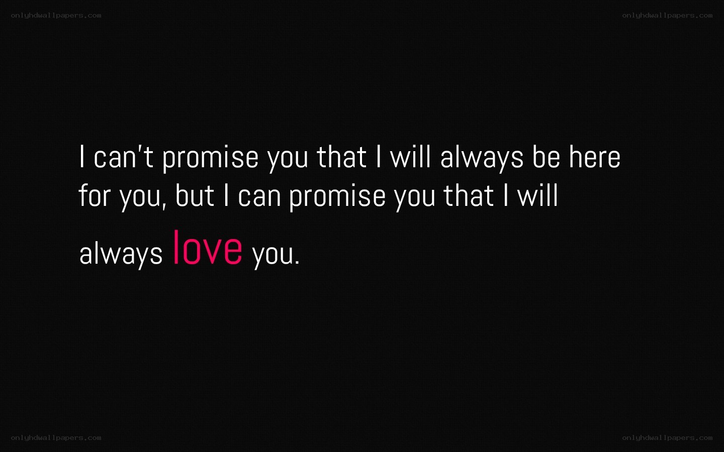 love promise quote