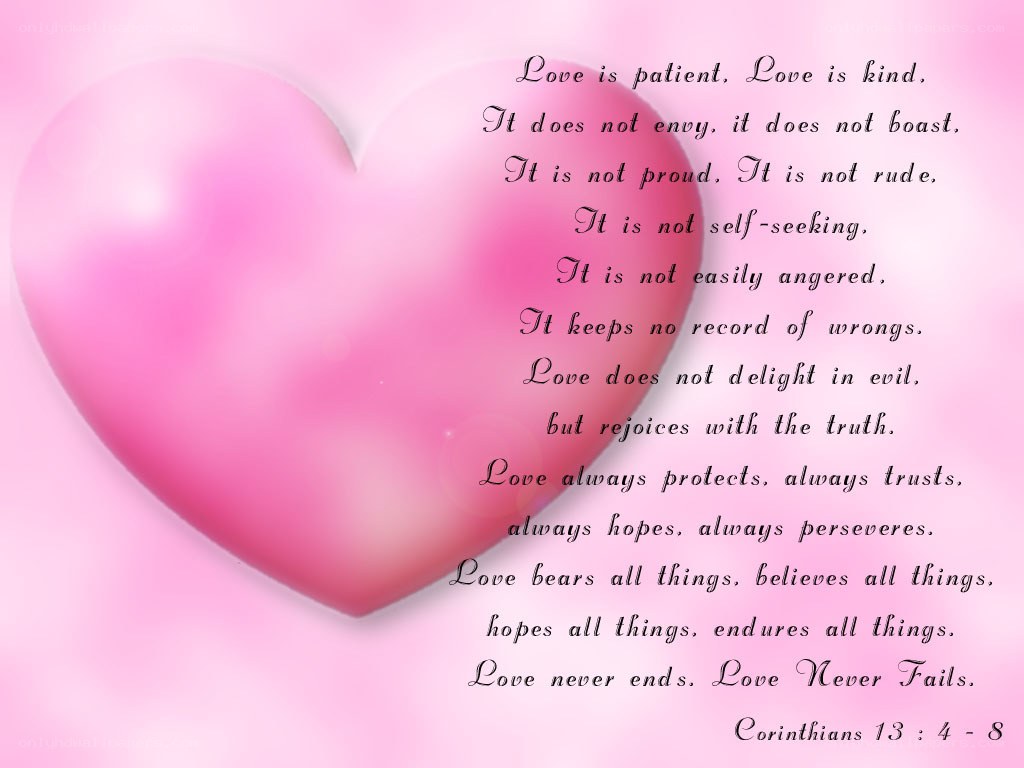Love quote with heart