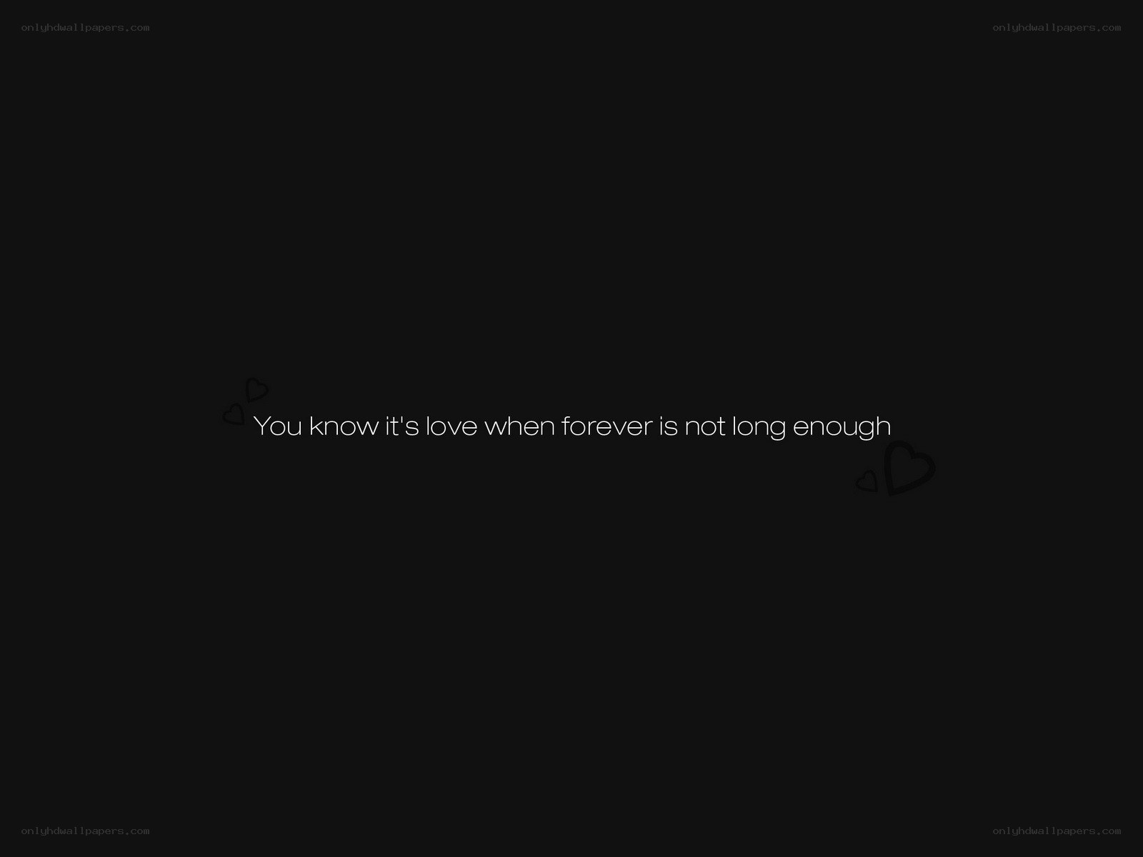 love quote with hearts