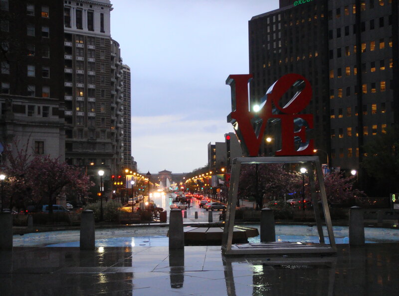 Love sculpture in Philadelphia