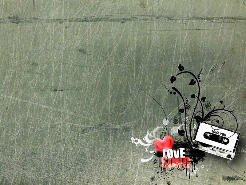 love song cassette design
