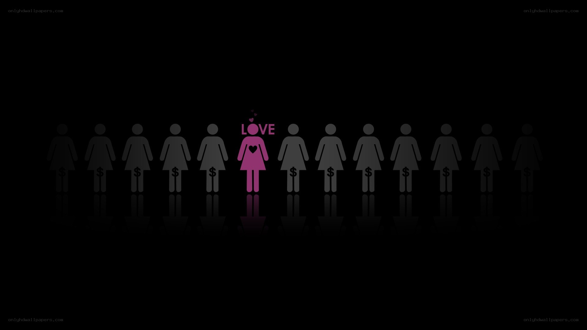 Love stands out from the crowd