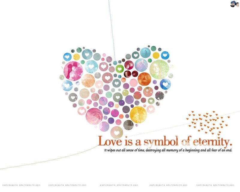 Love symbol of eternity