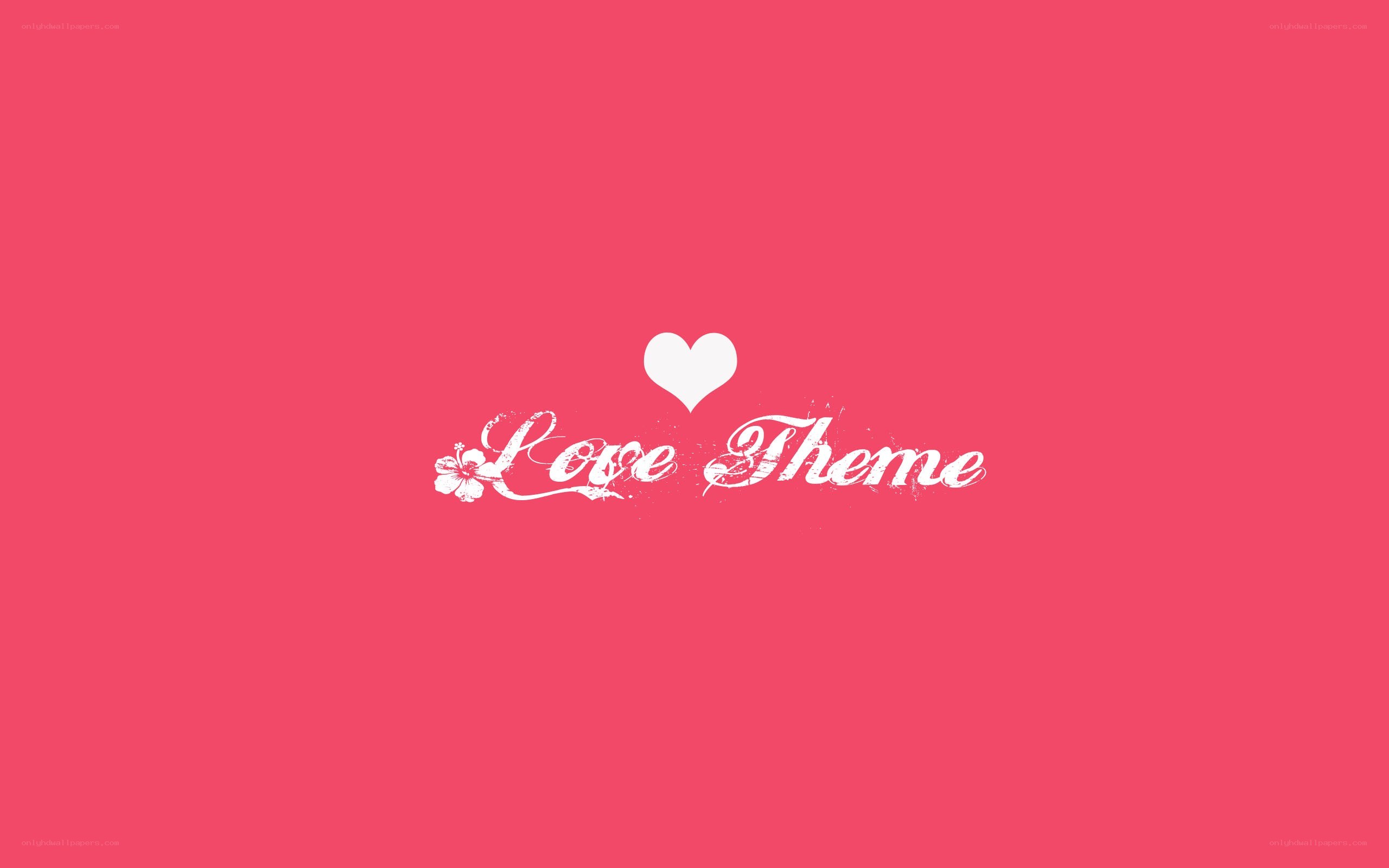 Love theme design