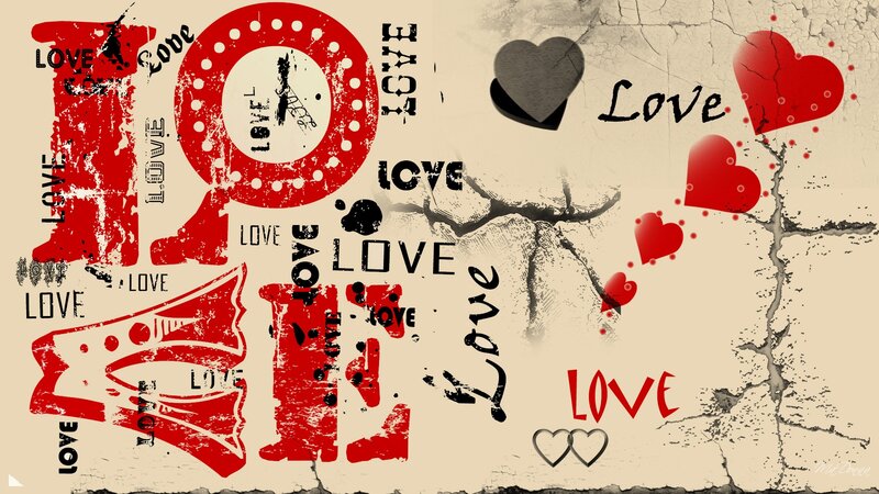Love-themed Graphic Design