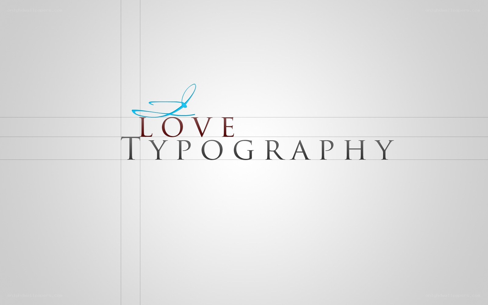 Love Typography Logo