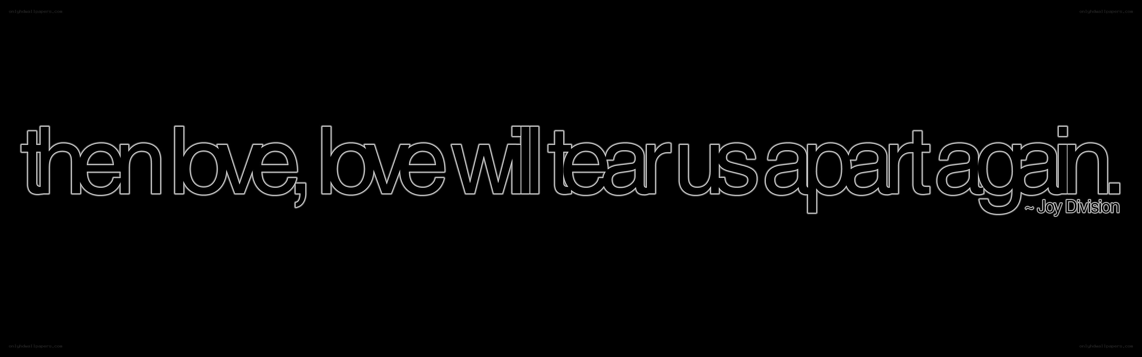 love will tear us apart