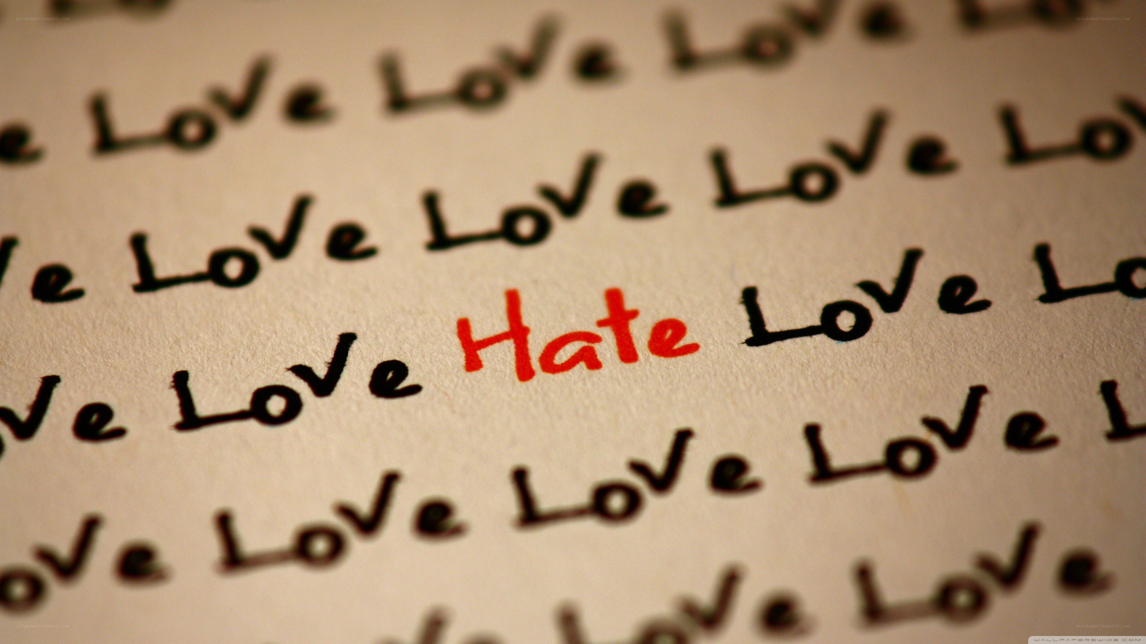 Love with a hate word