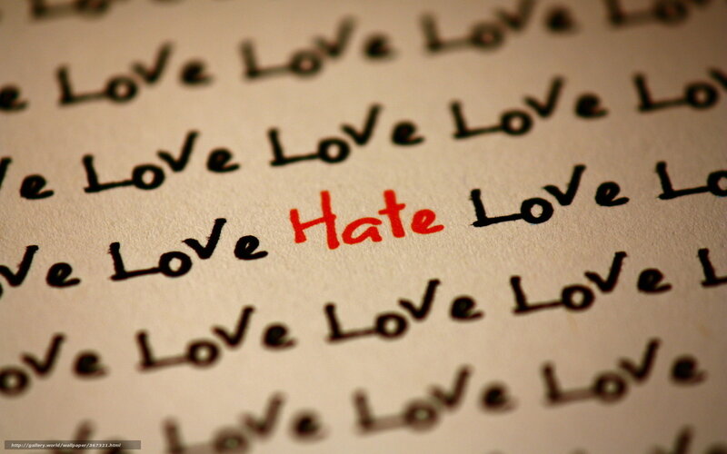 Love with a hate word