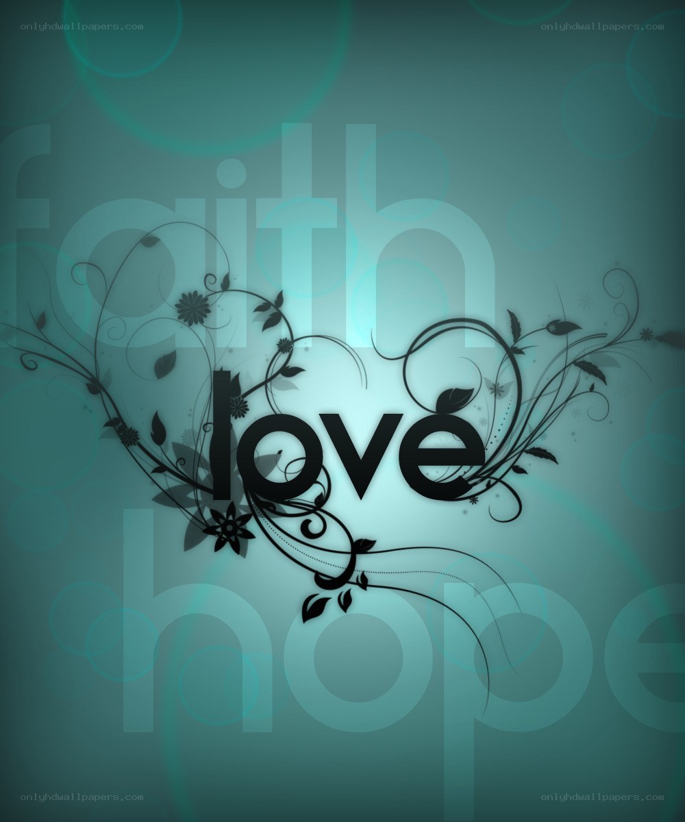 Love with floral design