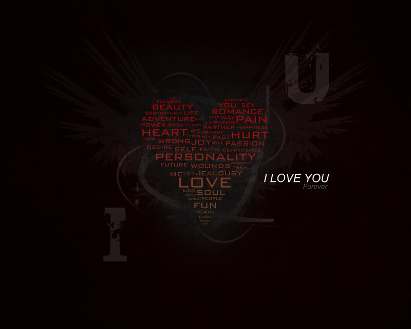love word art design