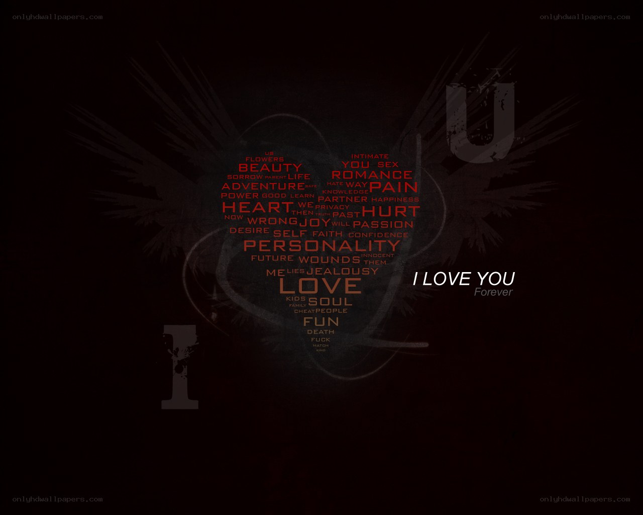 love word art design