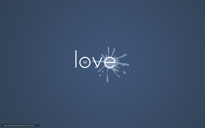 love word with splash design