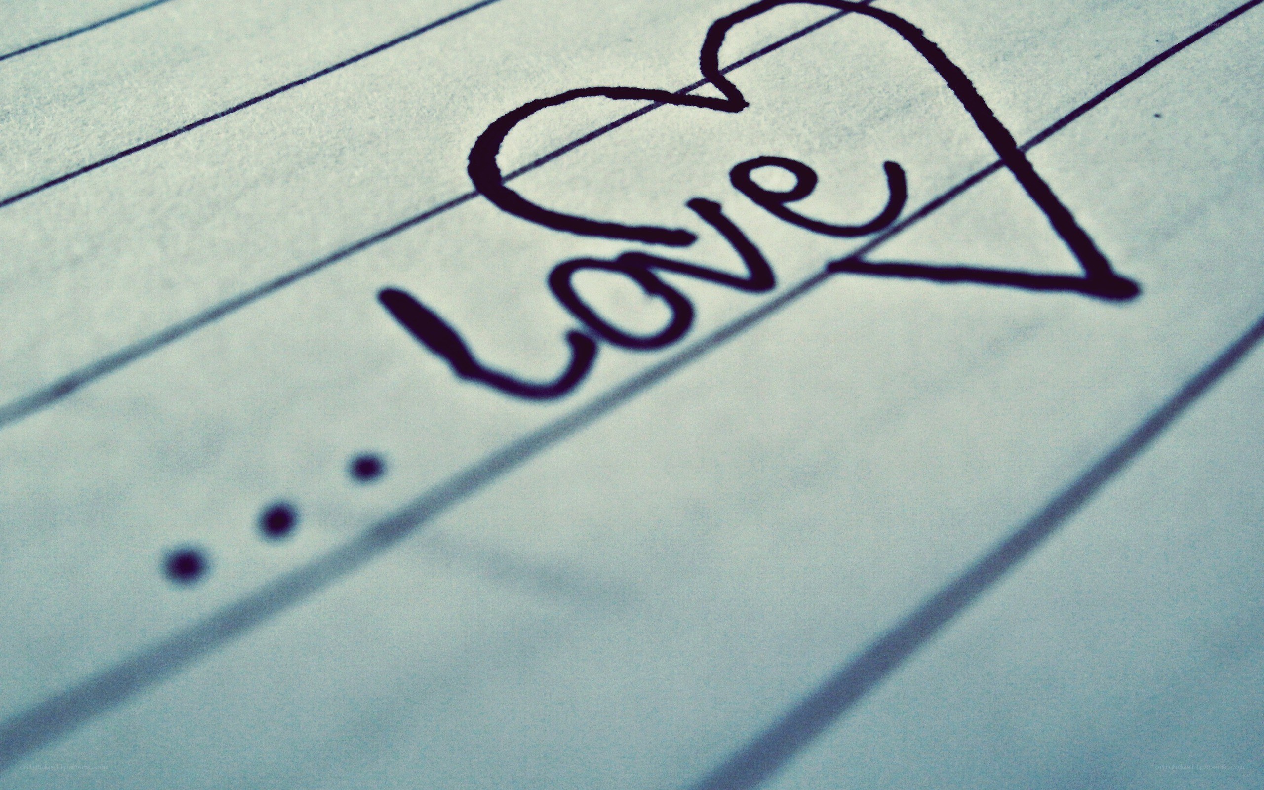 love written in a heart