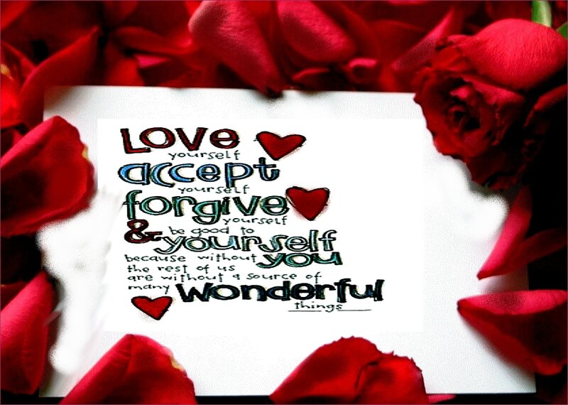 love yourself message