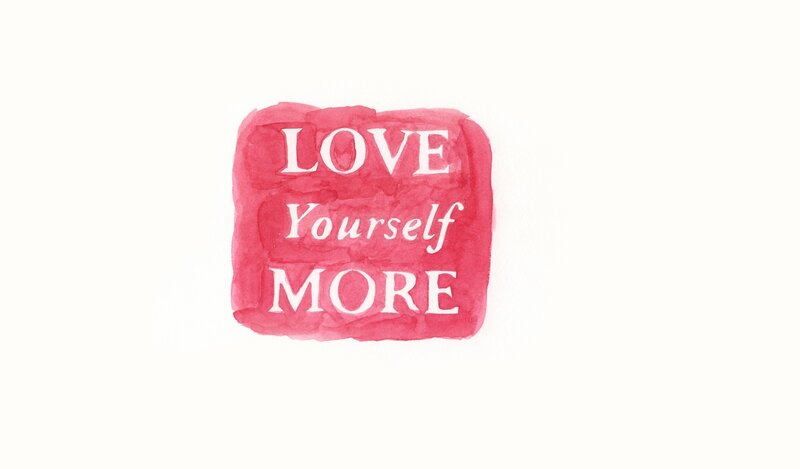 love yourself more message