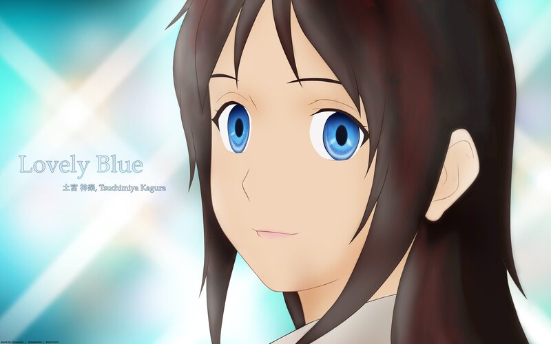 Lovely Blue character art
