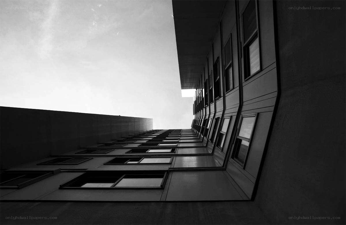 Low-angle view of a modern building
