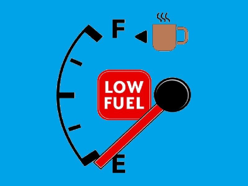 Low fuel warning icon