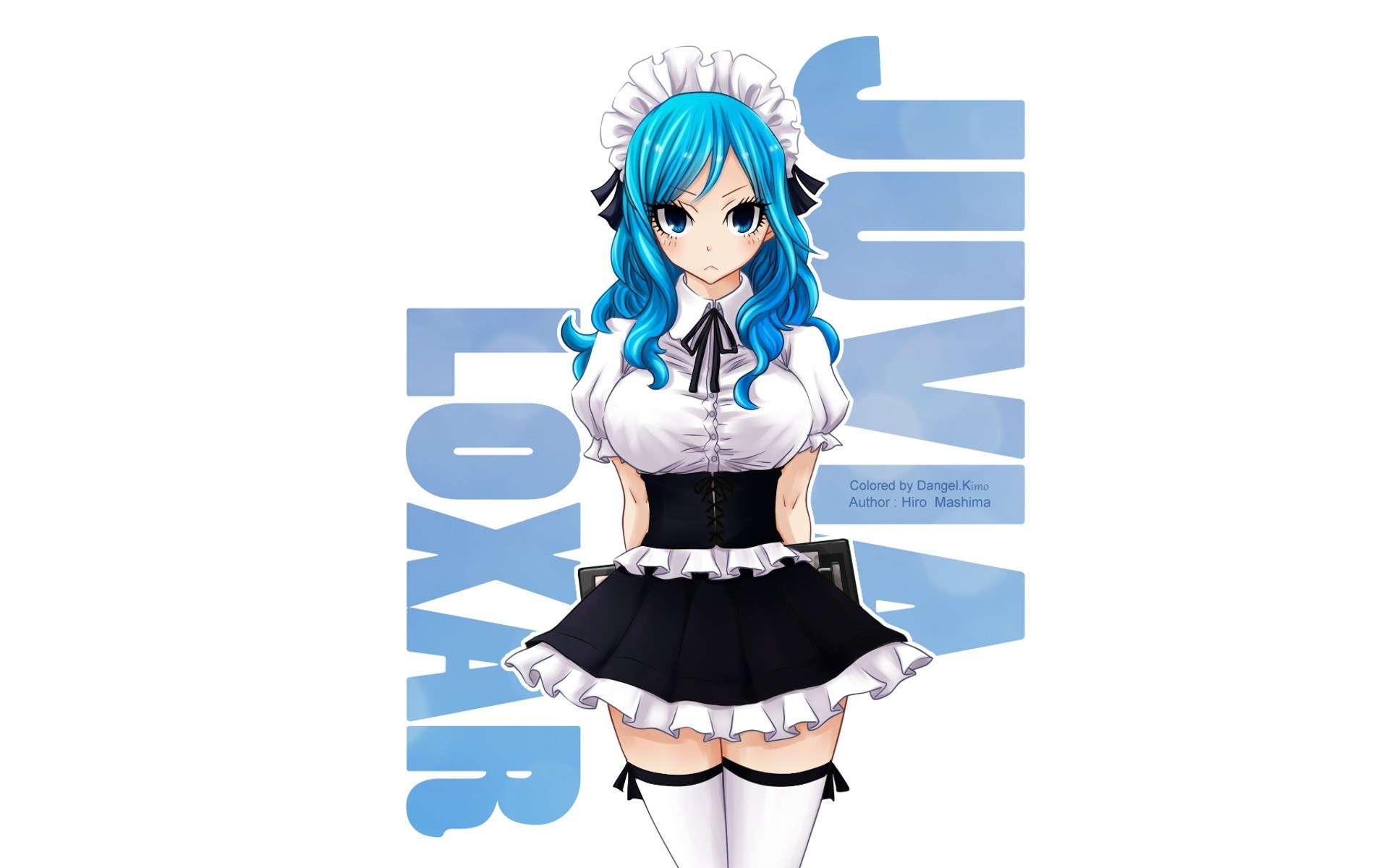 Loxar in a maid outfit