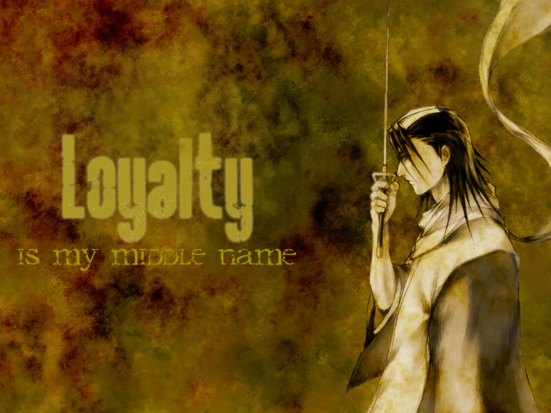 Loyalty is my middle name